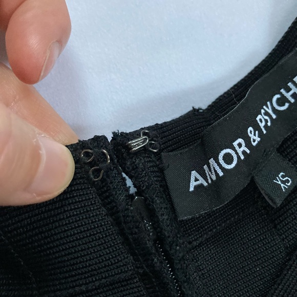 Amor & Psyche Bandage Party Dress - XS - LBD NWOT - Picture 11 of 14